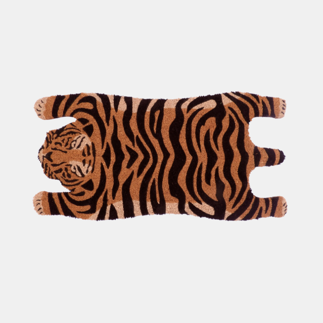 BRISTOL TIGER 恐 LARGE RUG MAT （BLACK FREE）