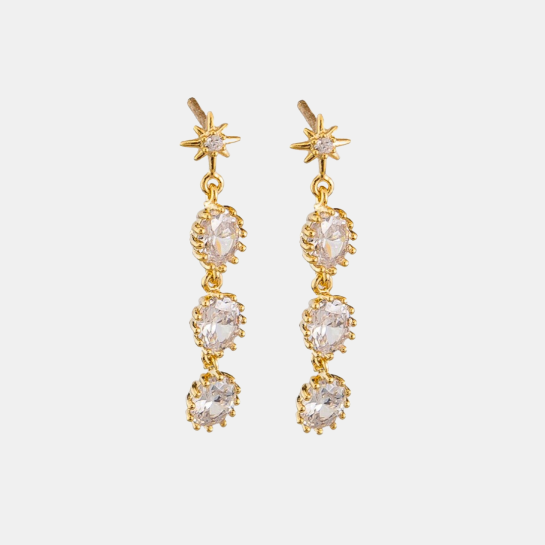 Radiant elegance hot sale drop earrings