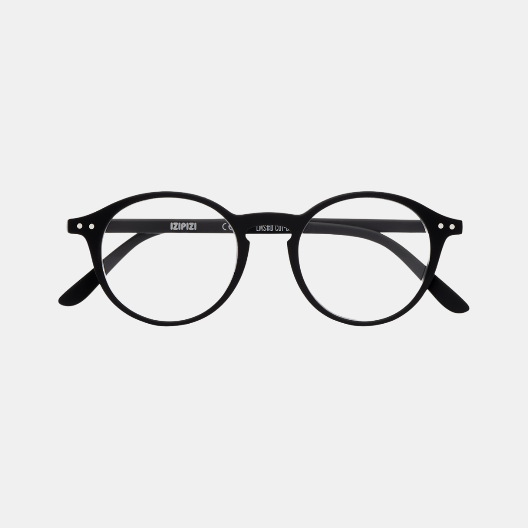 Black circle store frame glasses