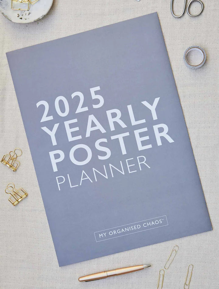 Write to Me Stationery | 2025 Yearly Wall Planner | Shut the Front Door