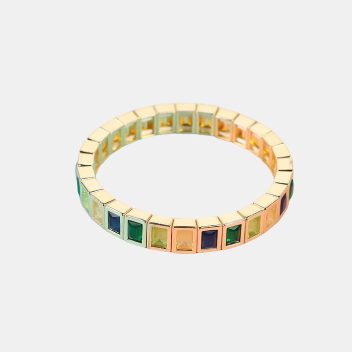 Antigone | Chrissy Bracelet - Gold/Green/Blue | Shut the Front Door