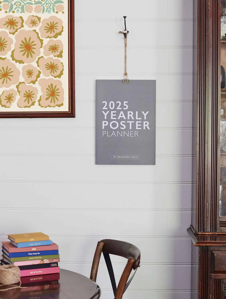 Write to Me Stationery | 2025 Yearly Wall Planner | Shut the Front Door