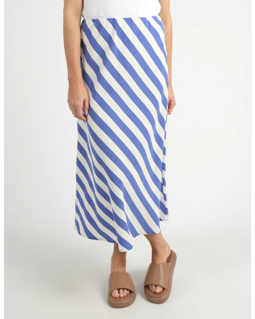 Elm Knitwear | Palermo Stripe Skirt | Shut the Front Door