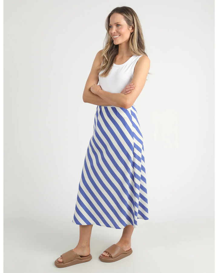 Elm Knitwear | Palermo Stripe Skirt | Shut the Front Door