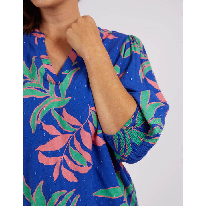 Elm Knitwear | Leilani Blouse - Royal Blue | Shut the Front Door