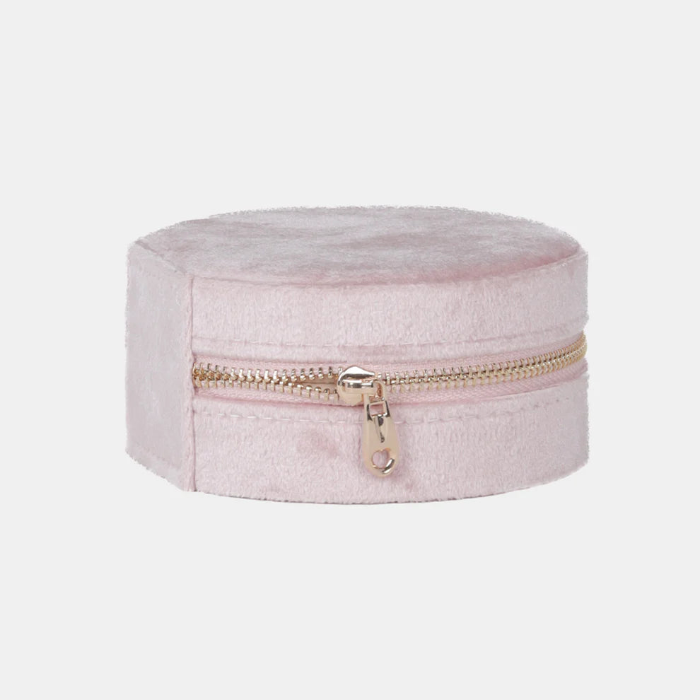 Antigone | Brydie Round Jewellery Box - Blush | Shut the Front Door