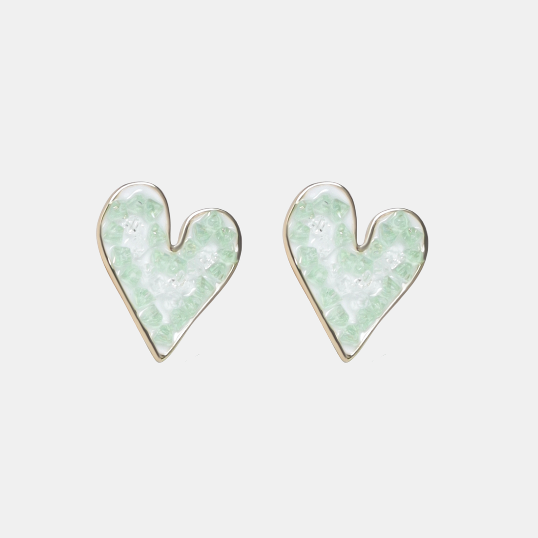 Antigone | Clover Earrings - Apple/White | Shut the Front Door