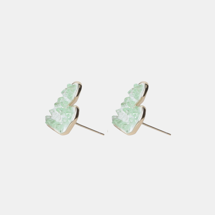 Antigone | Clover Earrings - Apple/White | Shut the Front Door