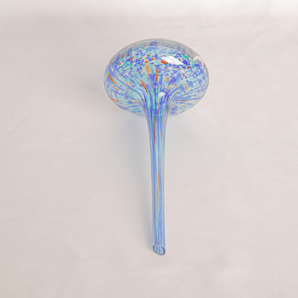 Garcia | Glass Plant Feeder Mushroom - Blue | Shut the Front Door