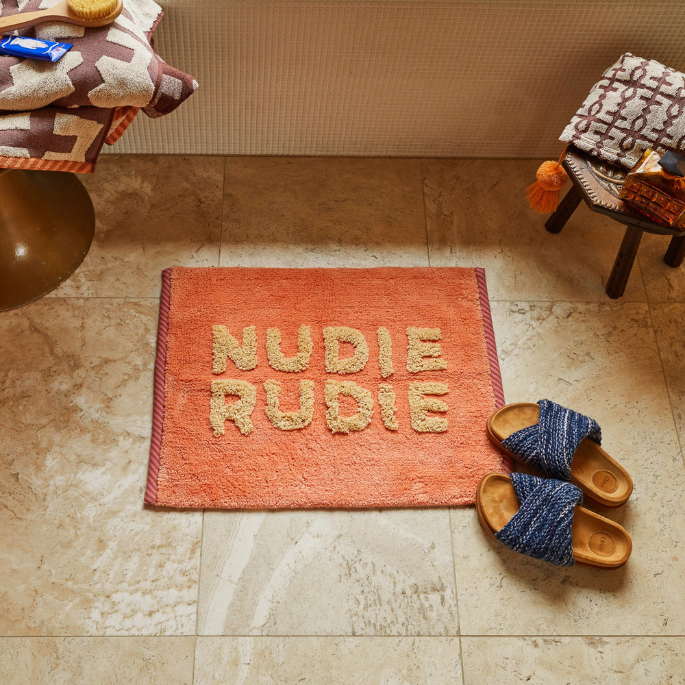 SAGE & CLARE | Tula Nudie Bath Mat Mini - Desert | Shut the Front Door