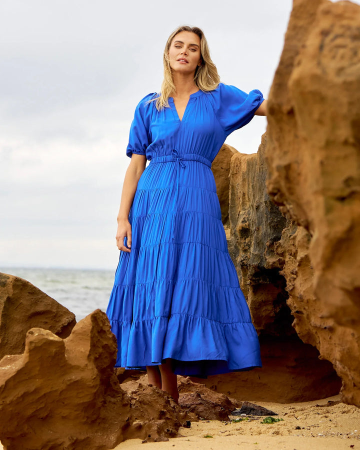 Betty Basics | Aleja Dress - Cobalt Blue | Shut the Front Door