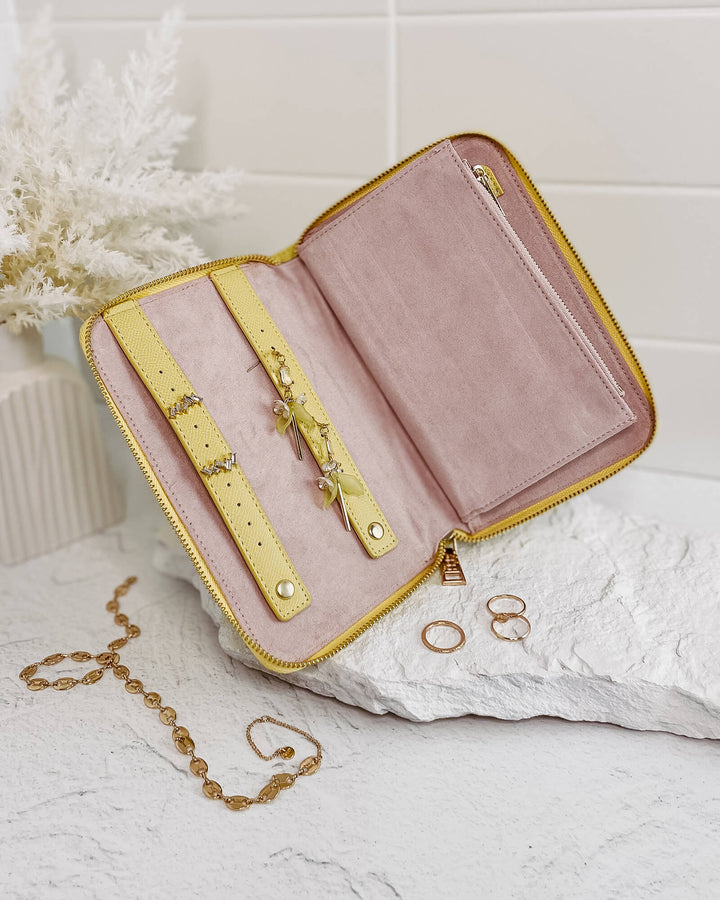 Louenhide | Katie Jewellery Wallet - Lemon | Shut the Front Door