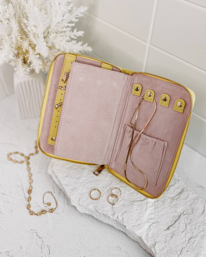 Louenhide | Katie Jewellery Wallet - Lemon | Shut the Front Door