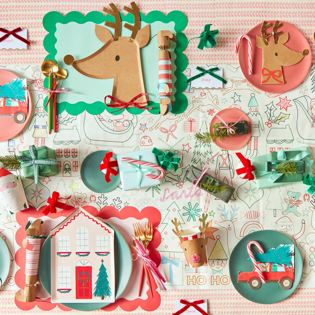 Meri Meri | Driving Reindeer Napkins | Shut the Front Door