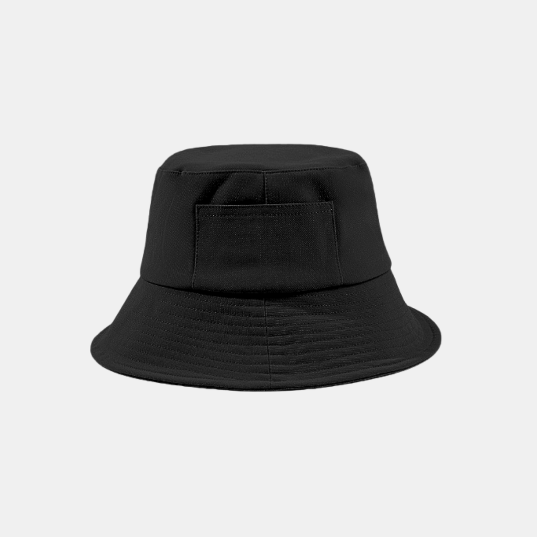 Antigone | Jordan Pocket Bucket Hat - Black | Shut the Front Door