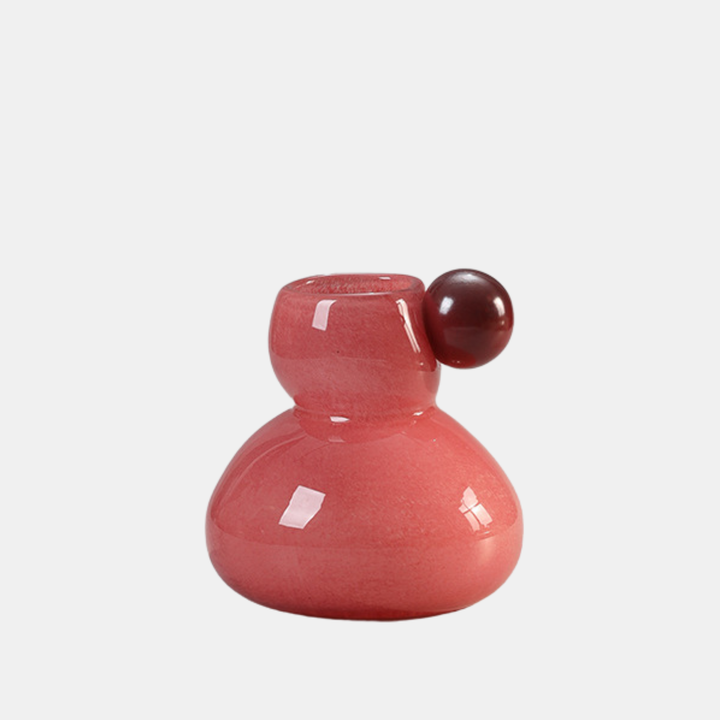 Garcia | Freya Glass Vase - Blush | Shut the Front Door