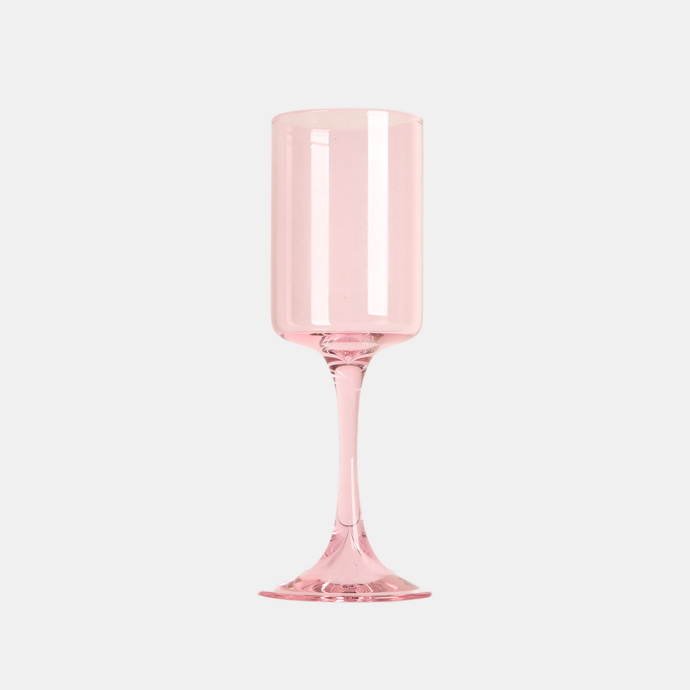 Garcia | Wine Glass 350ml - Pink | Shut the Front Door