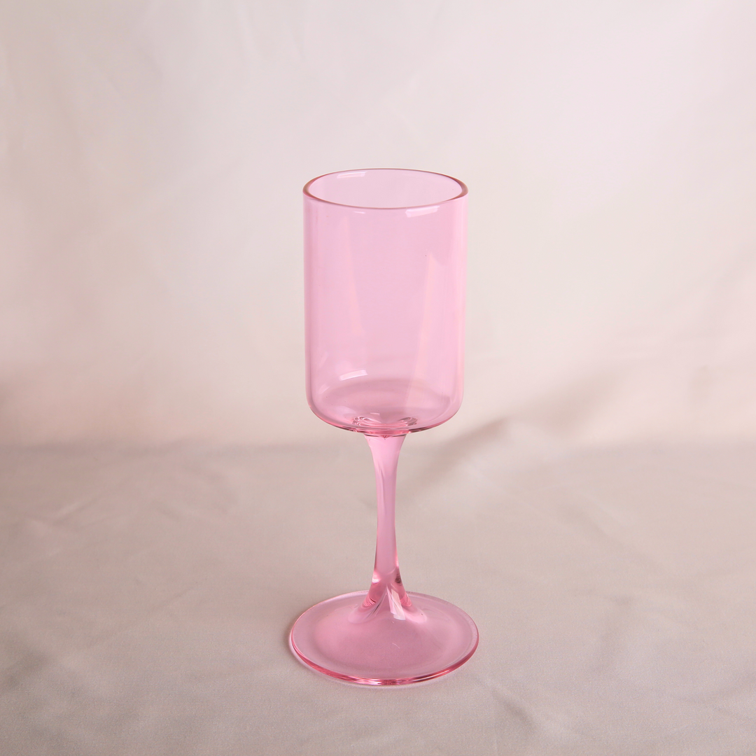 Garcia | Wine Glass 350ml - Pink | Shut the Front Door