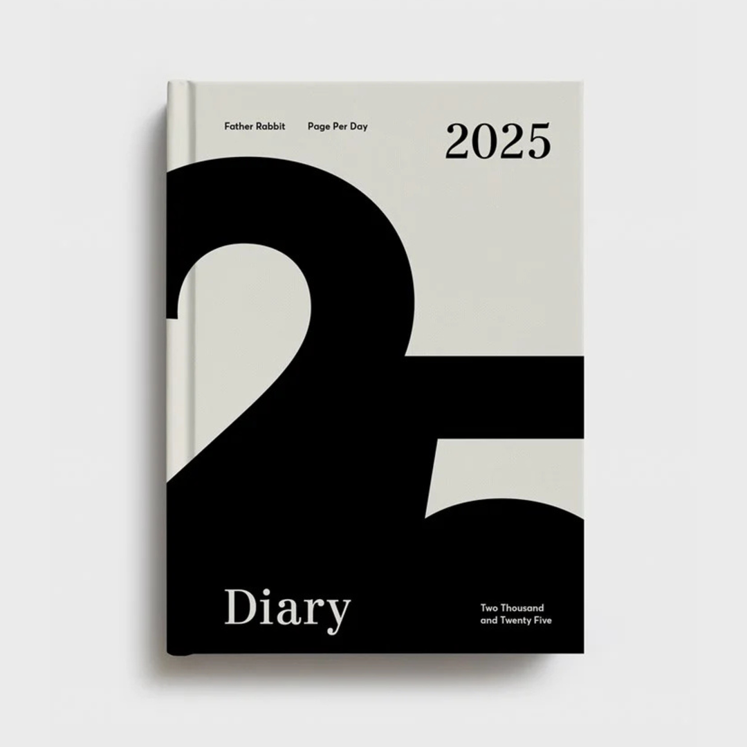 Father Rabbit | Father Rabbit 2025 Daily Diary - Ivory | Shut the Front Door