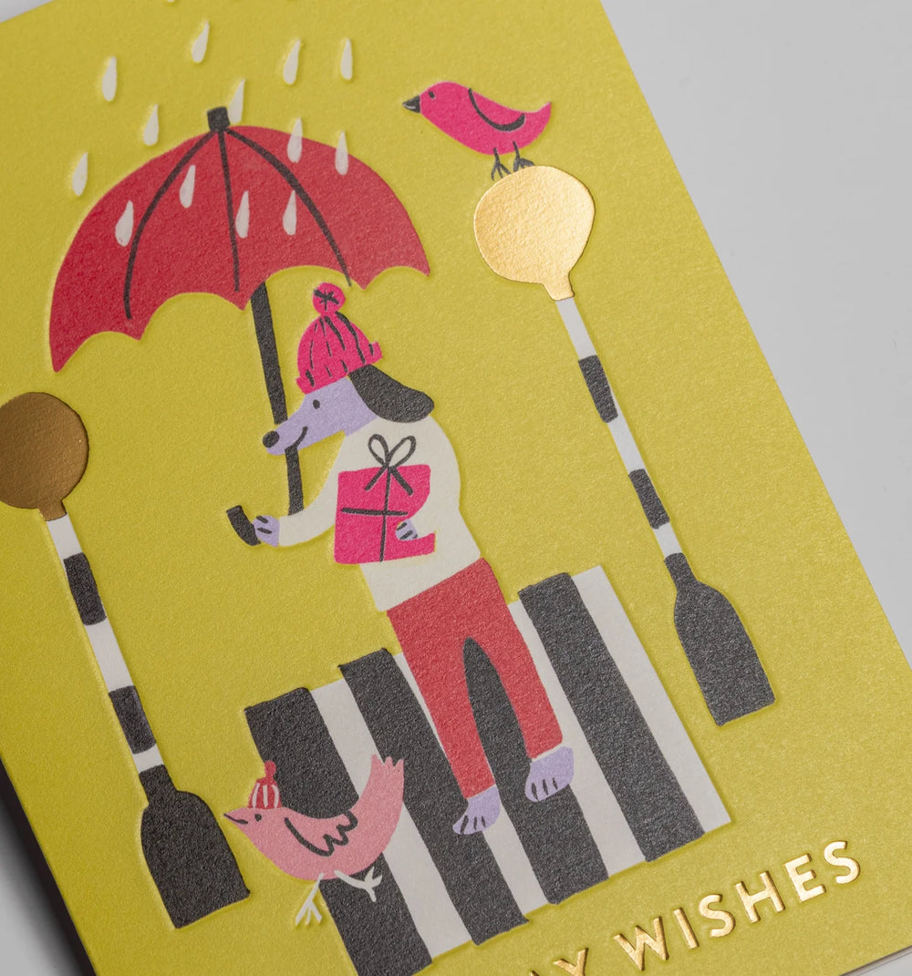 Lagom | Card Birthday Wishes Zebra Crossing | Shut the Front Door