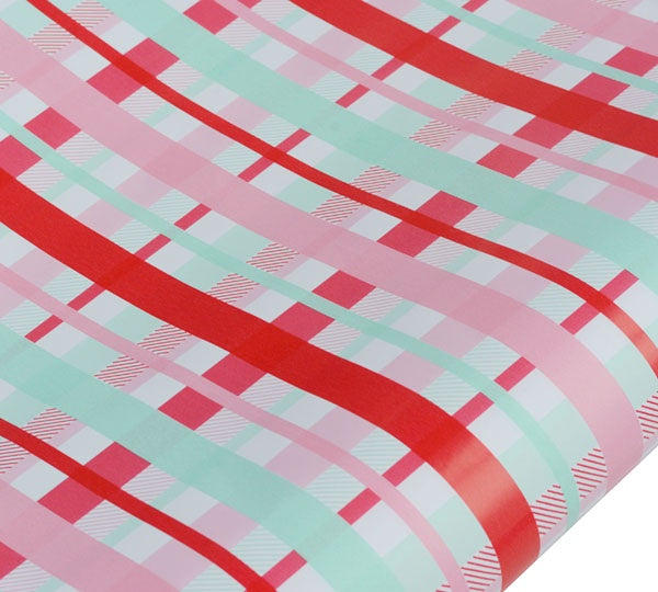 hiPP | Rollwrap Check Mate - Pink/ice Mint/Red | Shut the Front Door