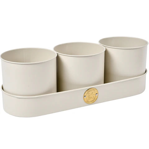 Burgon & Ball | Sophie Conran - Herb Pots Buttermilk | Shut the Front Door