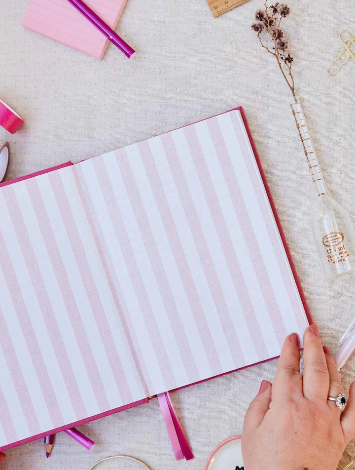 Write to Me Stationery | 2025 On The Daily Planner - Fuchsia | Shut the Front Door