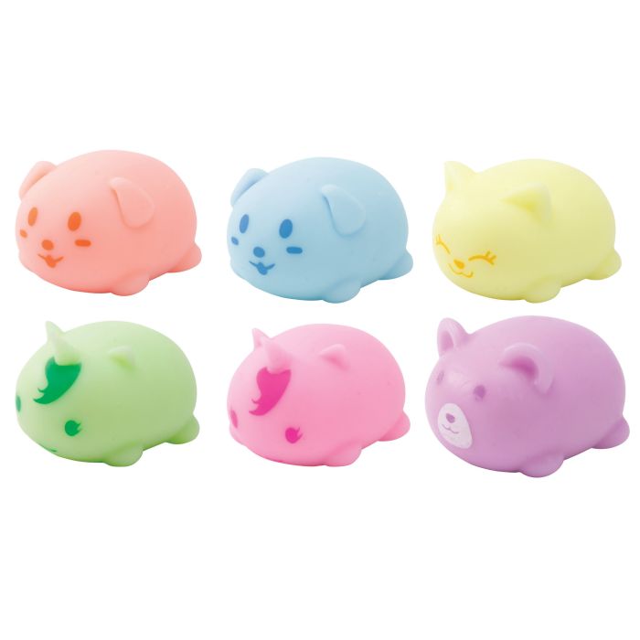 IS Gifts | Glow in the Dark Squishy Pet - Lilac | Shut the Front Door