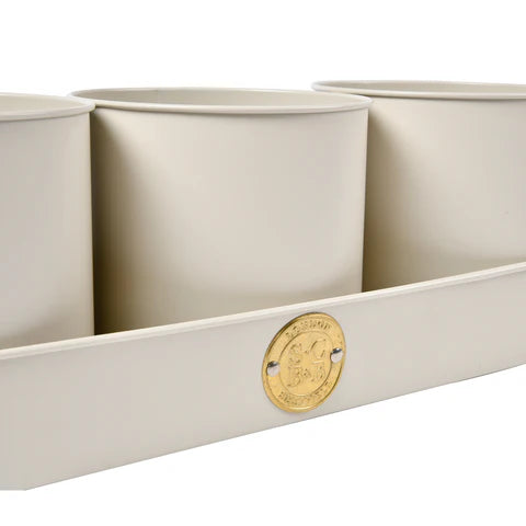 Burgon & Ball | Sophie Conran - Herb Pots Buttermilk | Shut the Front Door