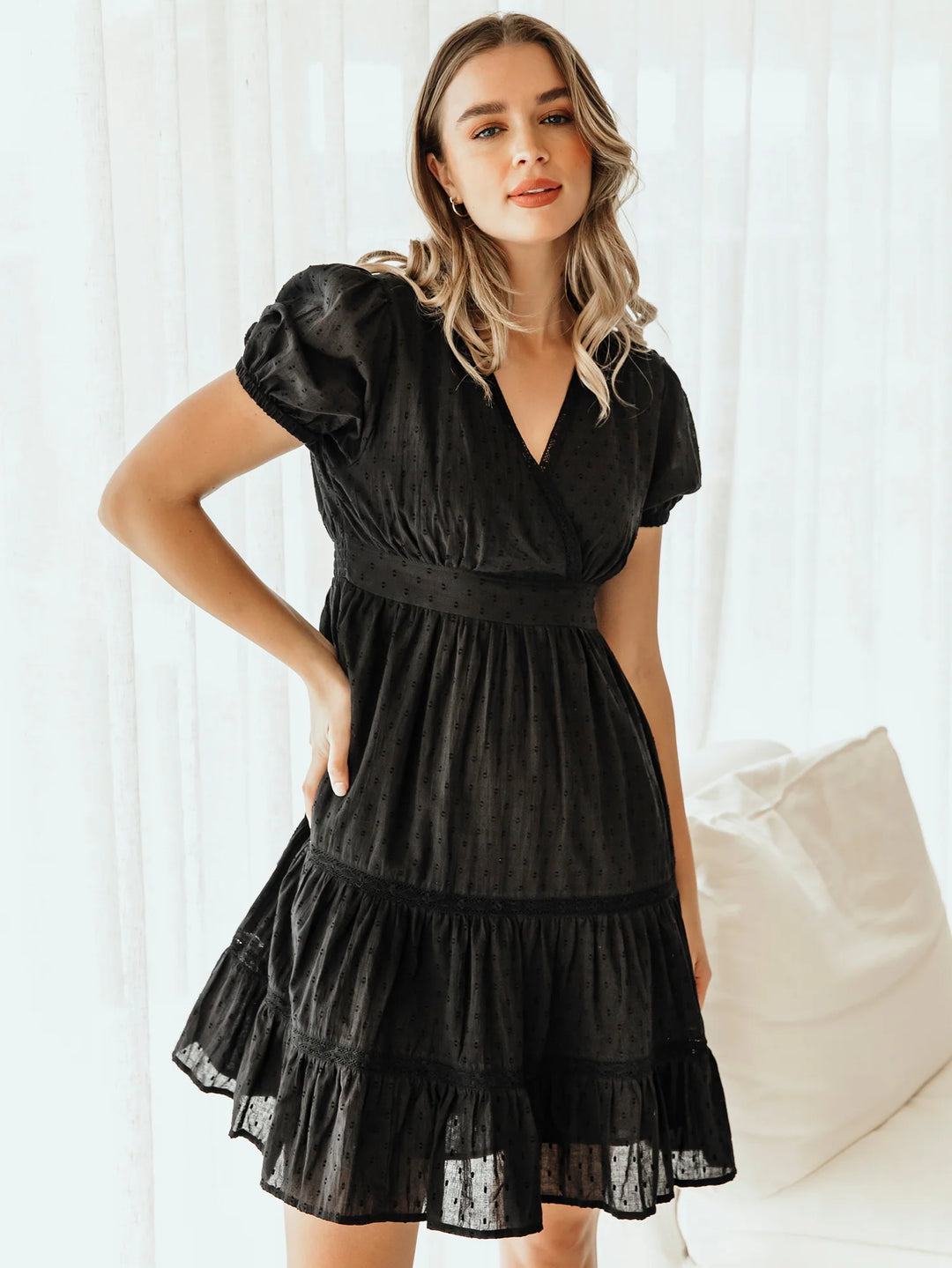 Foxwood | Vacanza Dress - Black | Shut the Front Door