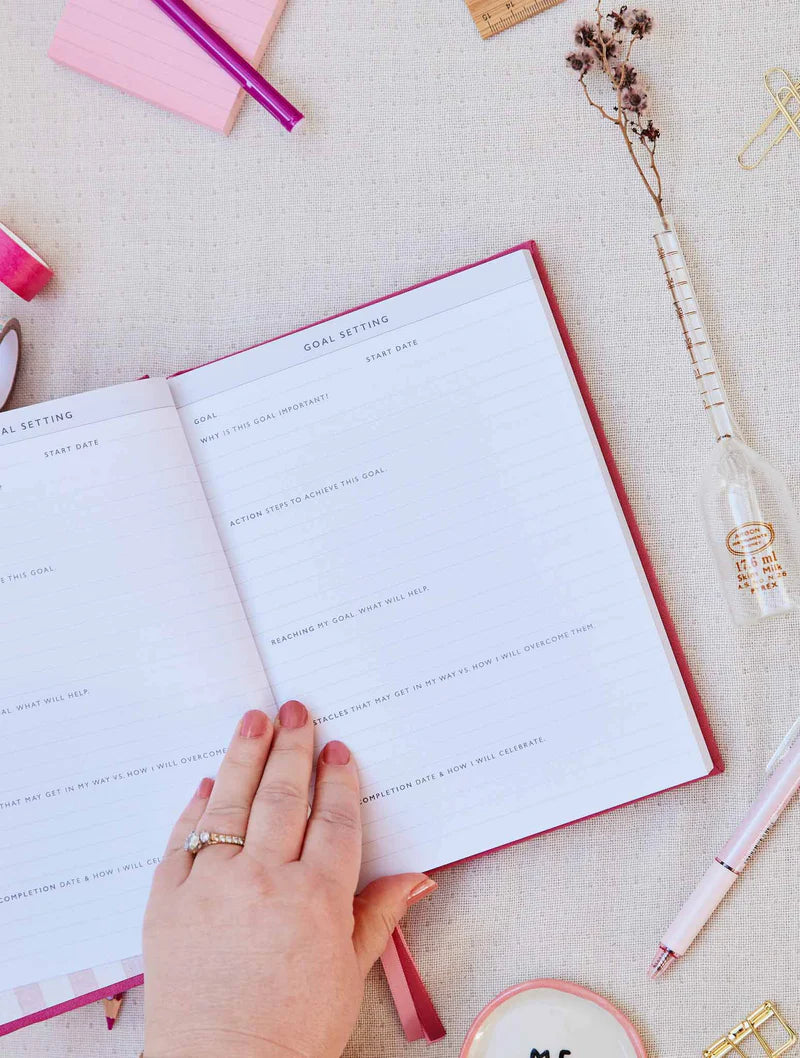 Write to Me Stationery | 2025 On The Daily Planner - Fuchsia | Shut the Front Door