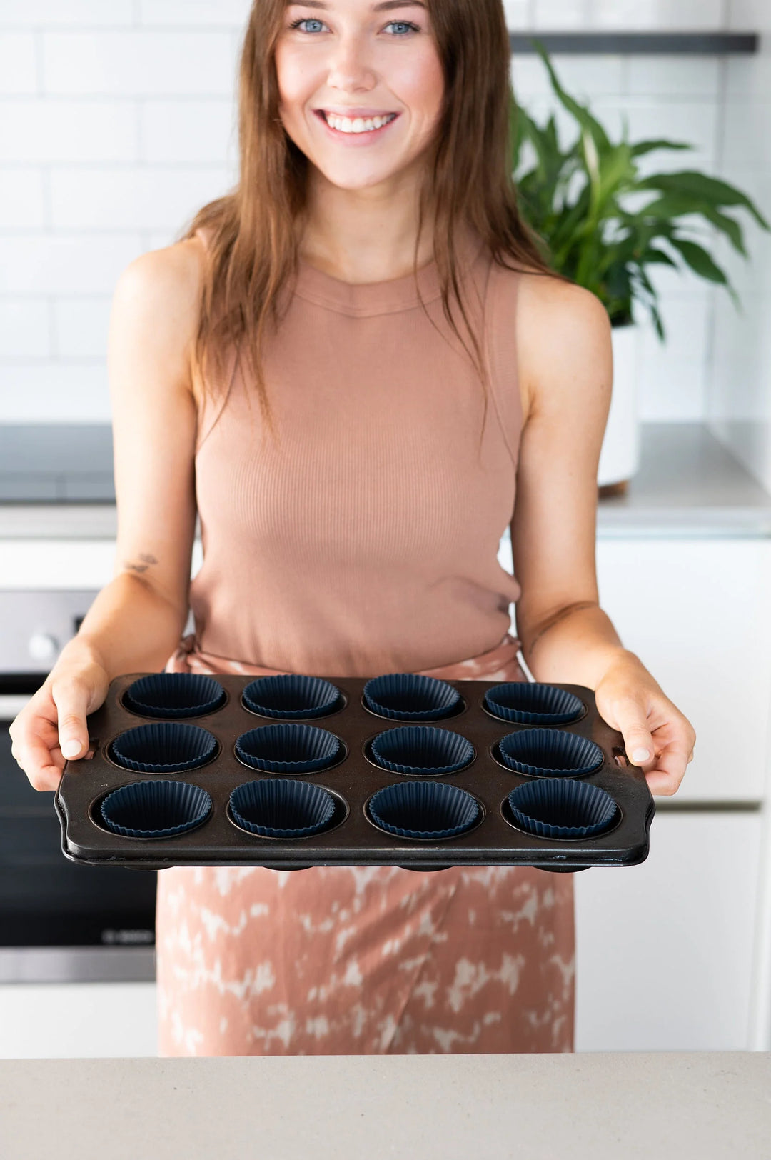 Reusable Muffin Liners 12 pack - Dark Mood