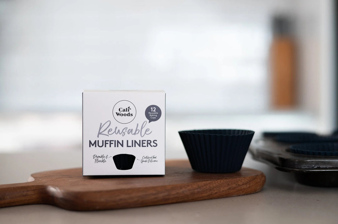 Reusable Muffin Liners 12 pack - Dark Mood