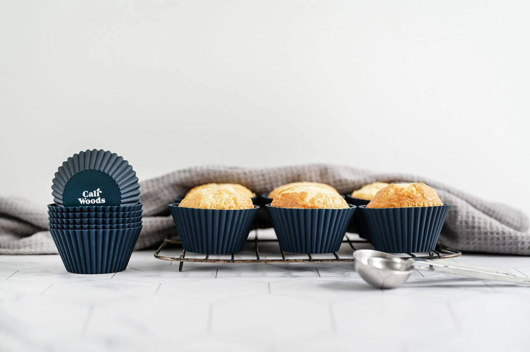 Reusable Muffin Liners 12 pack - Dark Mood