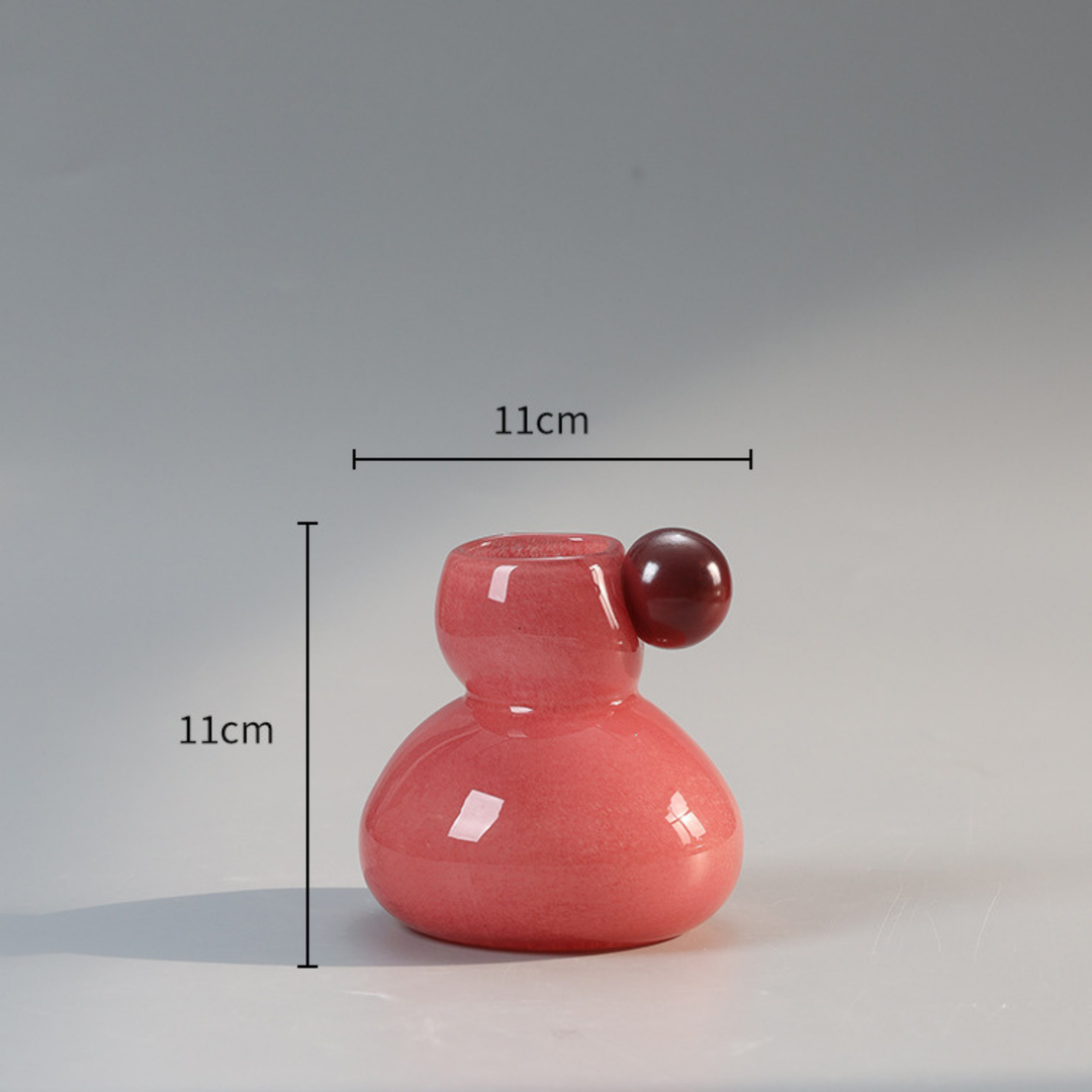 Garcia | Freya Glass Vase - Blush | Shut the Front Door