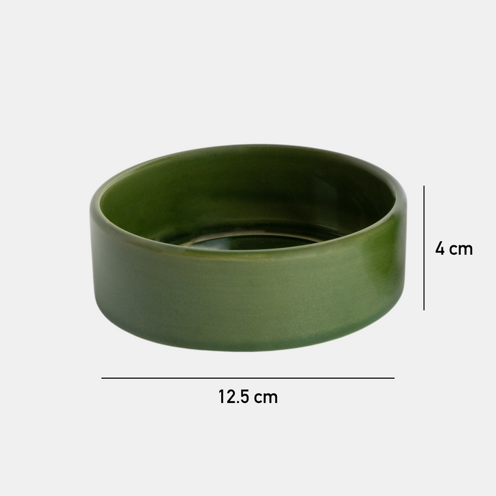 Antigone | Pet Bowl Small - Olive Matt | Shut the Front Door