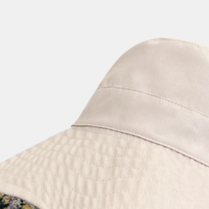 Antigone | Sadie Reversible Bucket Hat - Beige/Floral | Shut the Front Door