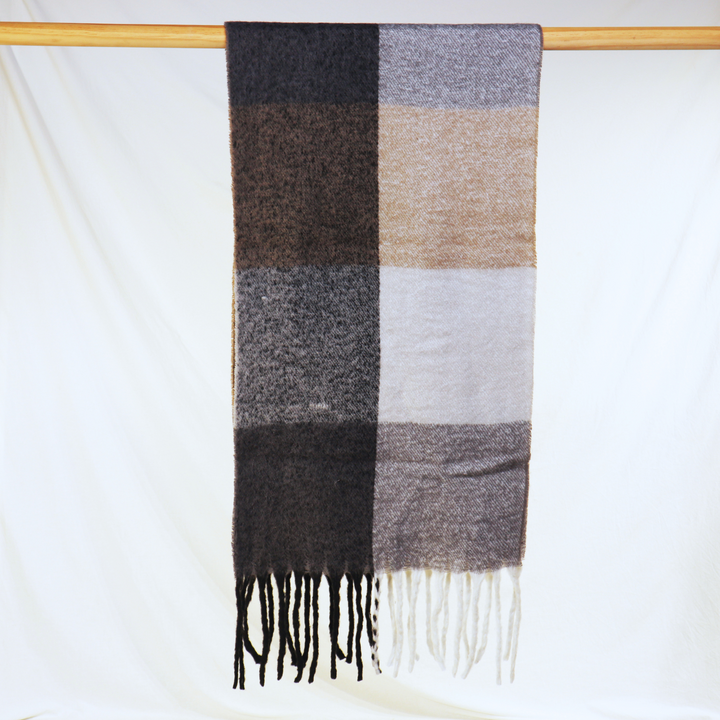 Antigone | Arlo Check Scarf - Grey | Shut the Front Door