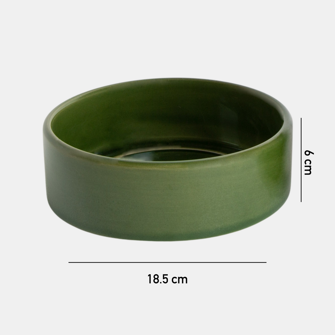 Antigone | Pet Bowl Large - Olive Matt | Shut the Front Door