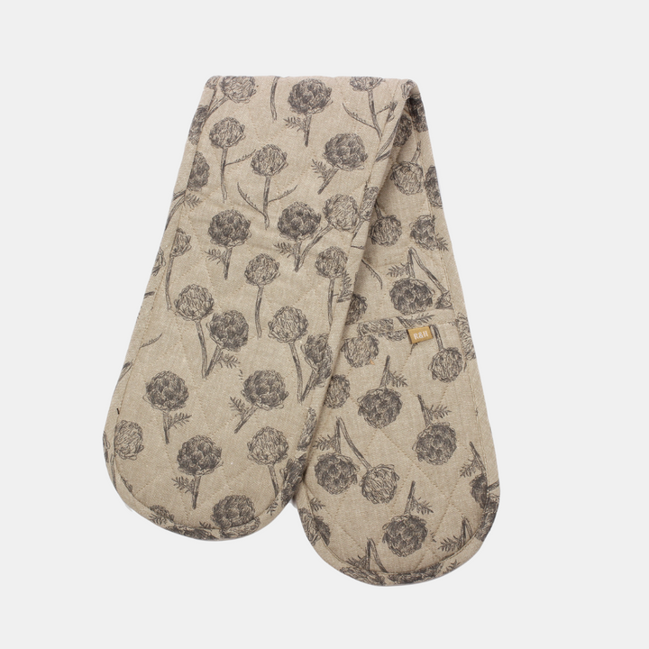 Raine & Humble | Artichoke Double Oven Glove - Charcoal | Shut the Front Door