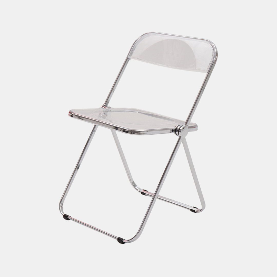 Garcia | Folding Chair - Clear | Shut the Front Door