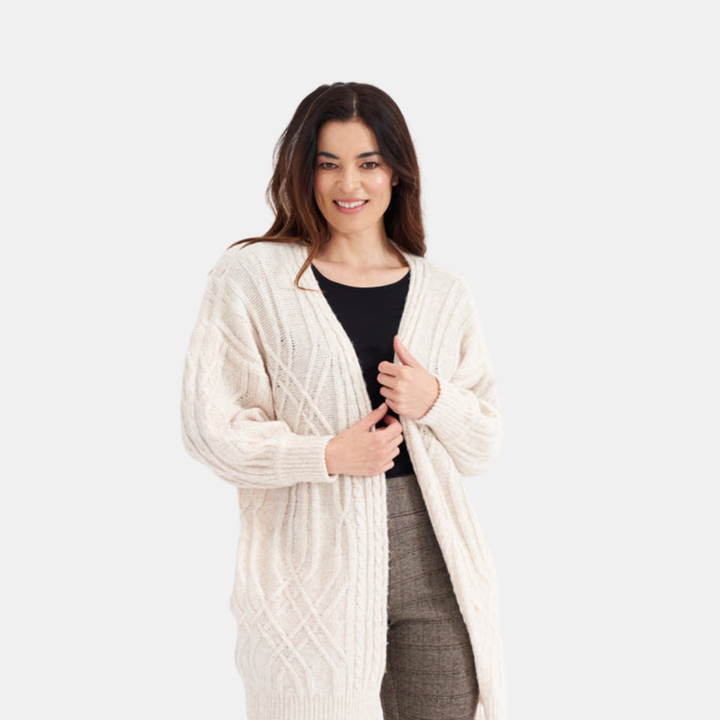 Betty Basics | Venus Cardigan - Beige | Shut the Front Door