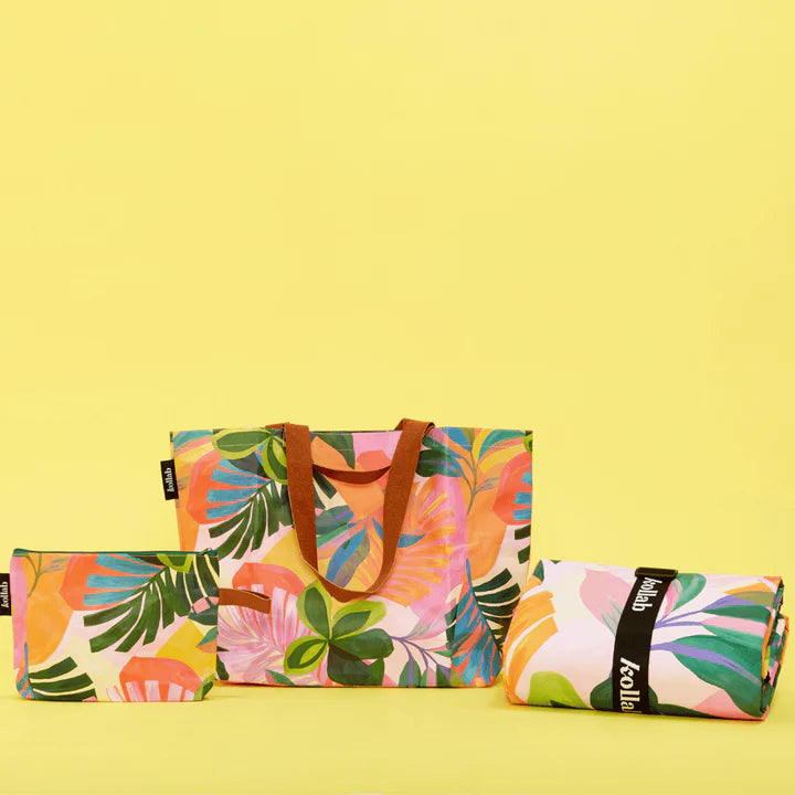 Kollab | Shopper Tote - Summer Garden | Shut the Front Door