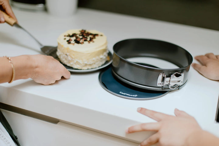 CaliWoods | Reusable Circular Baking Mat - Dark Mood | Shut the Front Door