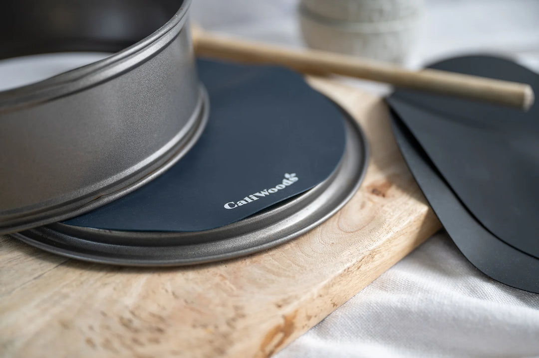 CaliWoods | Reusable Circular Baking Mat - Dark Mood | Shut the Front Door