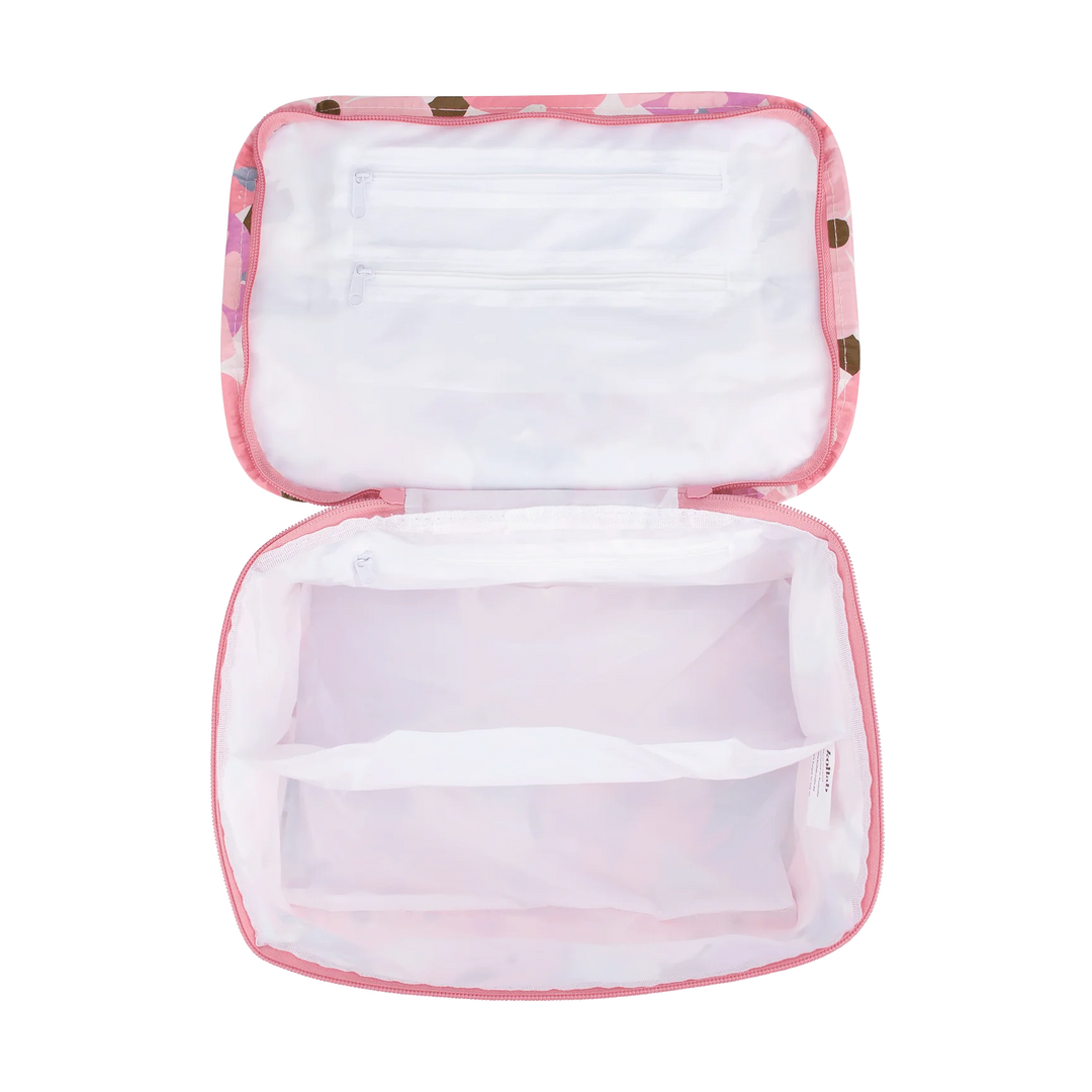 Kollab | Toiletry Stash Bag - Pastel Posie | Shut the Front Door