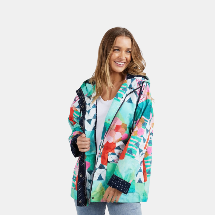 Elm Knitwear | Private Universe Raincoat - Print | Shut the Front Door