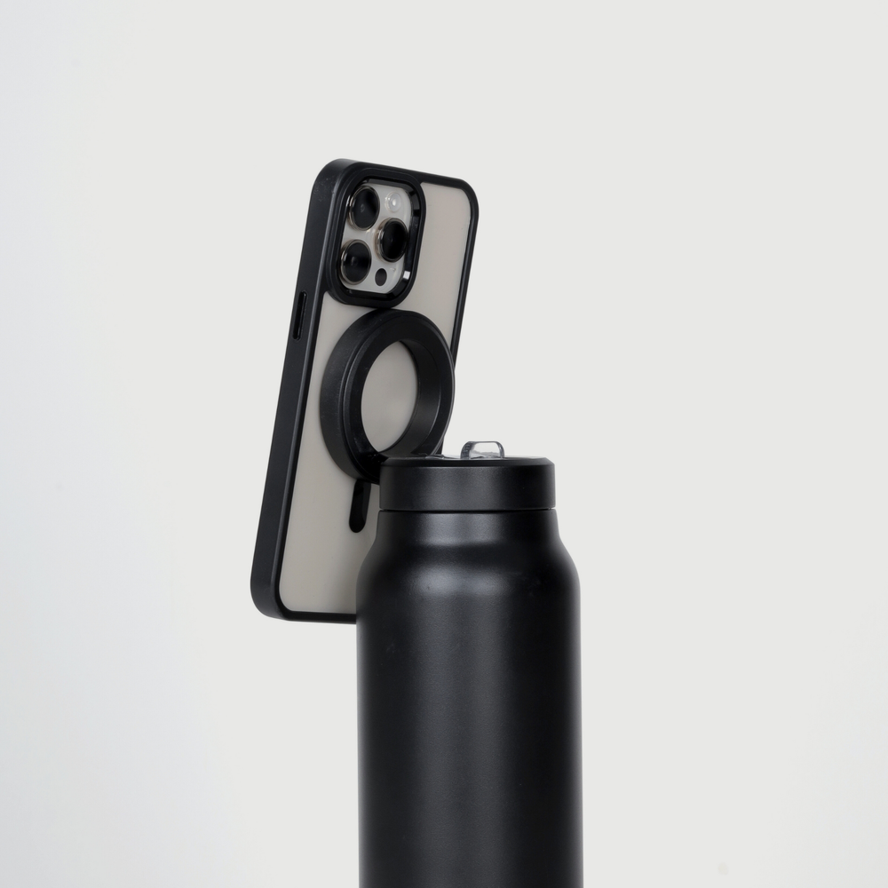 Antigone | sipRISE Bottle Phone Holder 950ml - Black | Shut the Front Door