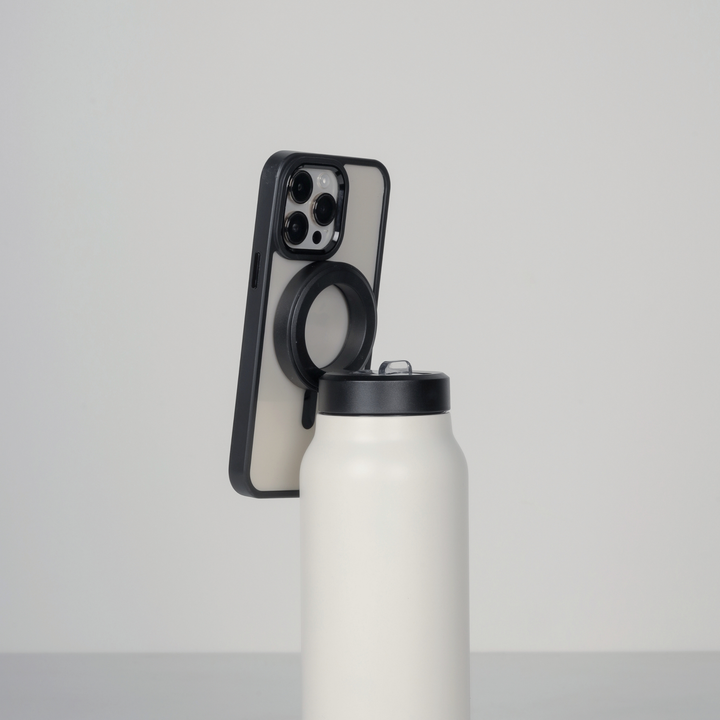 Antigone | sipRISE Bottle Phone Holder 950ml - White | Shut the Front Door