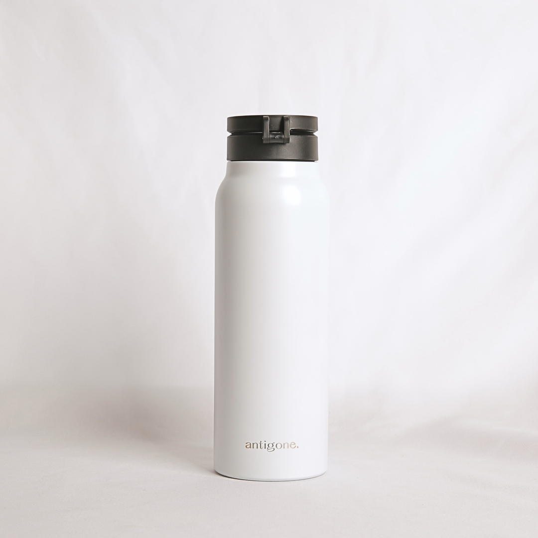 Antigone | sipRISE Bottle Phone Holder 720ml - White | Shut the Front Door